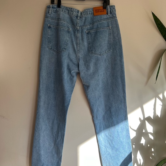 Princess Polly woman’s Cofield Mom patch denim jeans pants - Picture 11 of 13